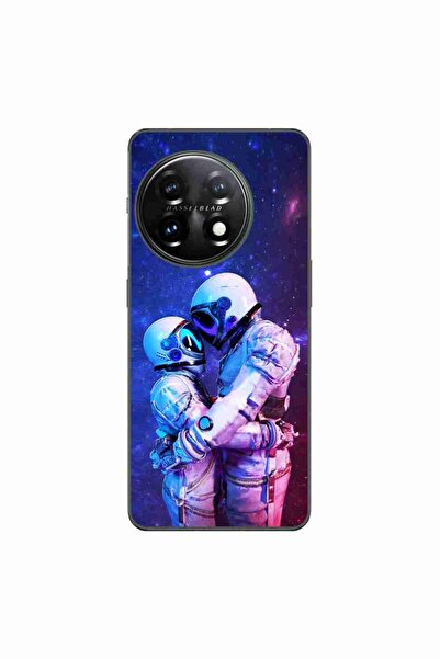OEM Husa compatibila cu OnePlus 12R Silicon Gel Tpu Model Astronauts Couple