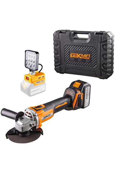 Baukraft Polizor unghiular BK-BAG72 fara perii, Ø125mm, 18V, cu acumulator 4A...