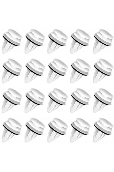OEM Set 20 Piese Cleme De Fixare, Pentru BMW, Pentru Tapiterie, Plastic, Alb