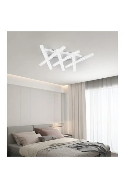 luminastar LED Chandelier 168W, 6 arms with crystals, remote control and phon...