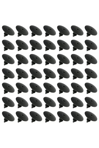 OEM Set 50 Clema Fixare, Romix, Pentru Opel, Renault, 7703077225, Plastic, Negru