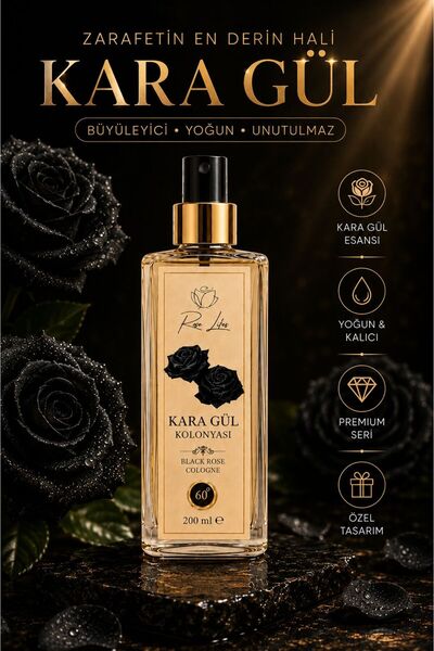ROSE LİFES ERTAŞLAR KARAGÜL KOLONYASI 200ML