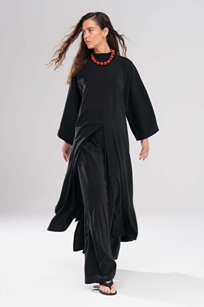 tugfashion Sable Coast Abaya Siyah