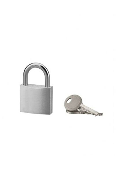 Serrurerie de Picardie Lacăt de exterior, cu cheie, aluminiu, 40 mm, 2 chei - SP