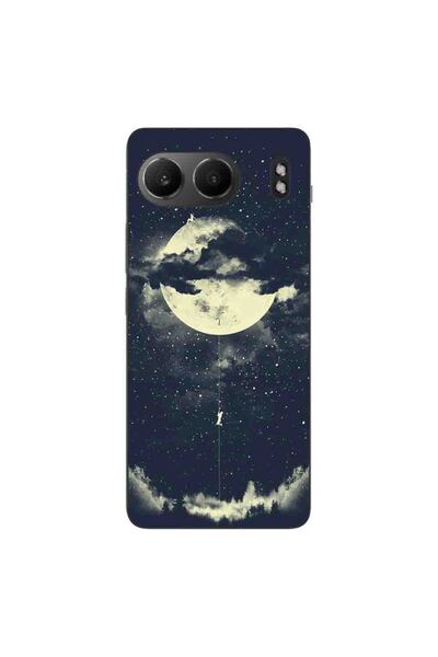 OEM Husa compatibila cu OnePlus Nord 4 Silicon Gel Tpu Model Moon Climbing