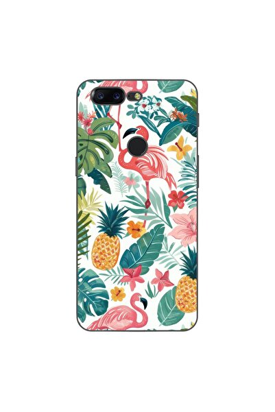 OEM Husa compatibila cu OnePlus 5T Silicon Gel Tpu Model Tropical Pattern