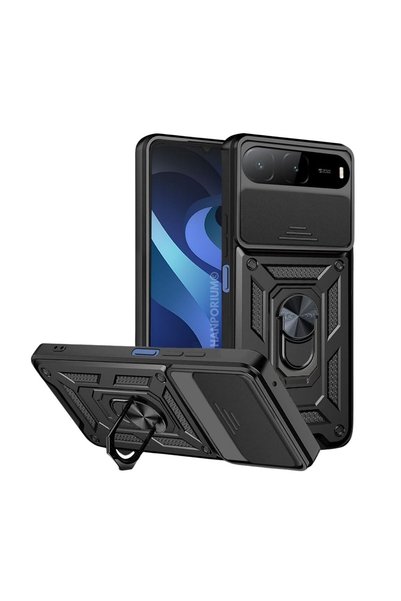 HANPORIUM Tecno Spark Go 5g Compatible Tank Case with Ring Stand Full Impact ...