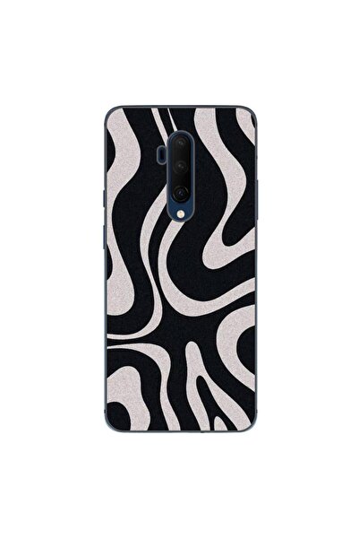 OEM Husa compatibila cu OnePlus 7T Pro Silicon Gel Tpu Model Monochrome Hypnotic