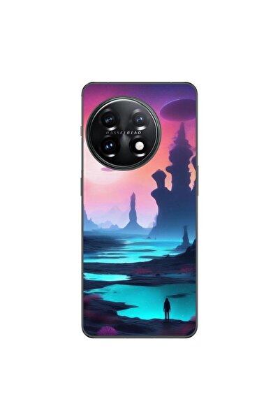 OEM Husa compatibila cu OnePlus 11 Silicon Gel Tpu Model Mystic Planet