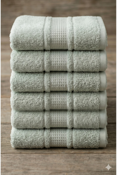 Özdilek Colorist 50X90 cm Hand-Face Towel Set of 6
