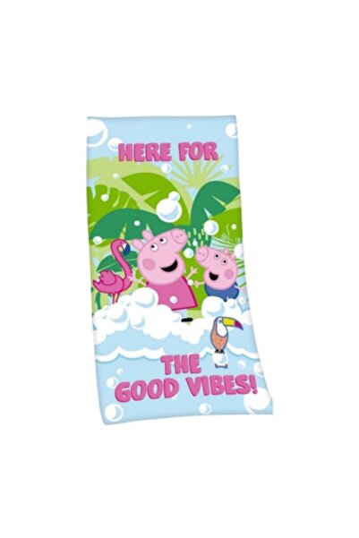 Peppa Pig Children's bath/beach towel, Peppa Pig, microfiber, 70x140cm, multi...
