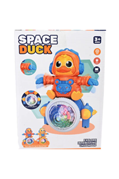 CasaDesteapta.ro Space Duck Toy, 360° Rotating Car