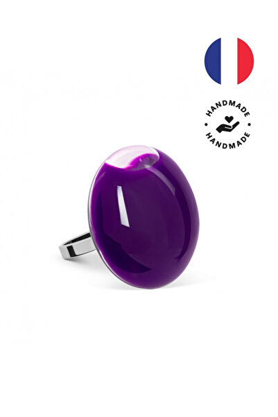 Pylones Glass Ring - Galet - Mini Milk