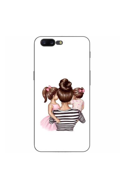 OEM Husa compatibila cu OnePlus 5 Silicon Gel Tpu Model Mom and Girls