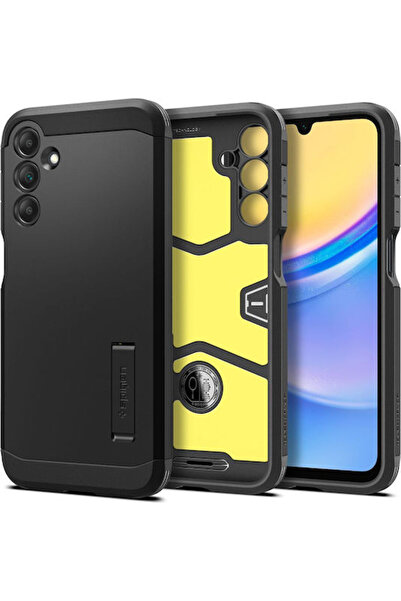 Spigen Husă spate rigidă din plastic de 2mm, neagră (Samsung Galaxy A15 4G / ...