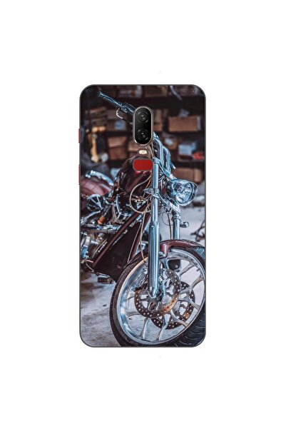 OEM Case compatible with OnePlus 6 Silicone Gel Tpu Model Harley Garage
