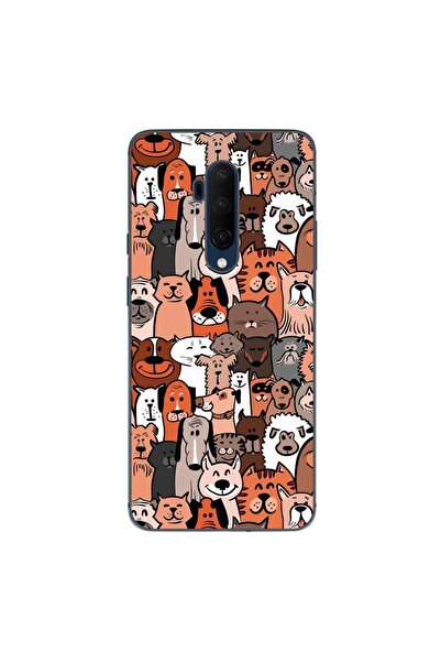 OEM Husa compatibila cu OnePlus 7T Pro Silicon Gel Tpu Model Caini si Pisici ...