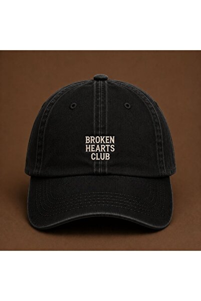 WeavedCo قبعة بيسبول مطرزة بشكل جمالي من "Broken Hearts Club" (نادي القلوب ال...