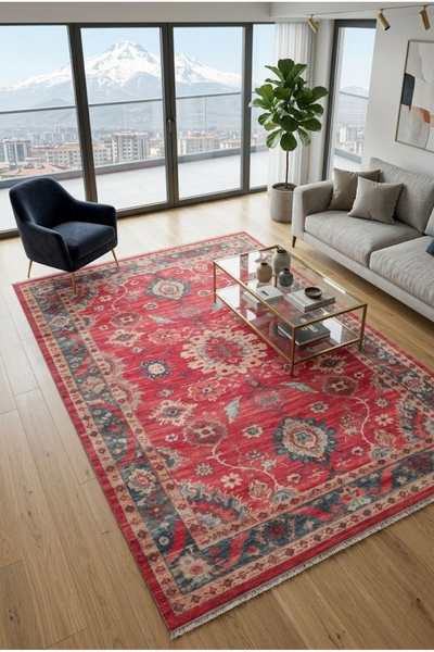Cos.kim Decorative Carpet Non-Slip Base Stain-Resistant Washable Rug Custom S...