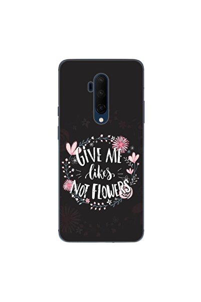 OEM Husa compatibila cu OnePlus 7T Pro Silicon Gel Tpu Model Mesaj Give Me Likes