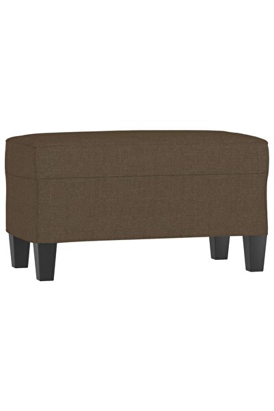 vidaxl Bancă, maro, 100x35x41 cm, textil