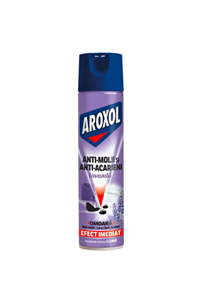 Aroxol Pachet 2 bucăți Spray anti-molii și acarieni cu lavandă – 250ml