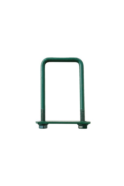 Rocast Set 25 x Brida Otel Rotund, 80 x 80 mm, Tip U, pentru Fixare Panouri G...