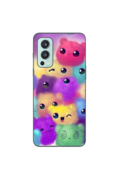 OEM Husa compatibila cu OnePlus Nord 2 Silicon Gel Tpu Model Pufosi Colorati