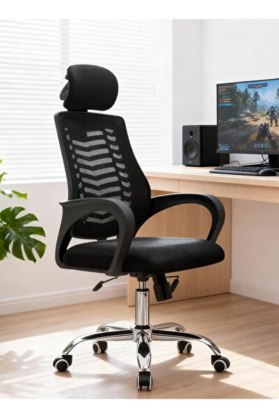 BENCH Office Chair Household Sponge Cushion Chair Ergonomic Backrest Adjustab...