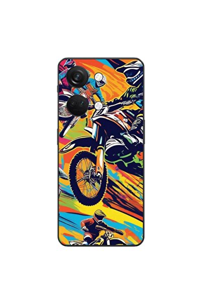 OEM Husa compatibila cu OnePlus Nord 3 Silicon Gel Tpu Model Motocross Pop Art