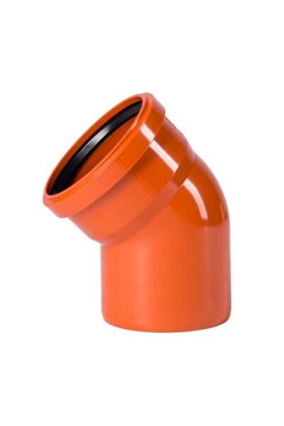 Teraplast PVC Elbow 125 mm 45°, for sewerage