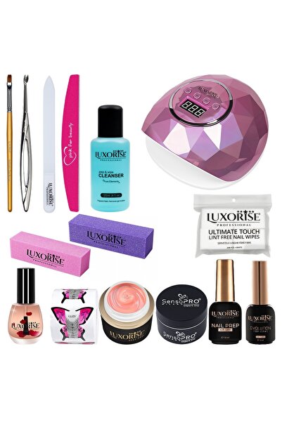 LUXORISE Kit de unghii cu gel Prestige Nails + Lampă UV / LED