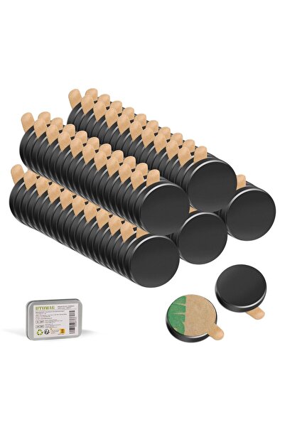 Other Magneți puternici din neodim UTOMAG cu adeziv - 8x1mm, Magneți negri id...