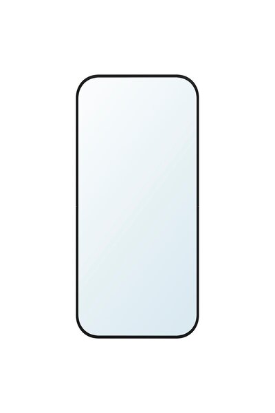 IKEA مرآة ليندبين، سوداء، 28 × 60 سم