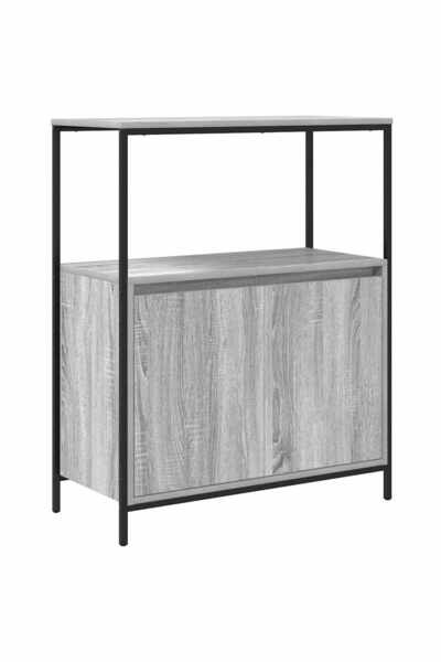 vidaxl Bathroom cabinet with shelves Sonoma Grey 76.5x35x95 cm