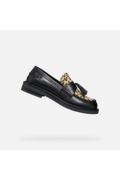 Geox Mocasini negri de damă Serilda