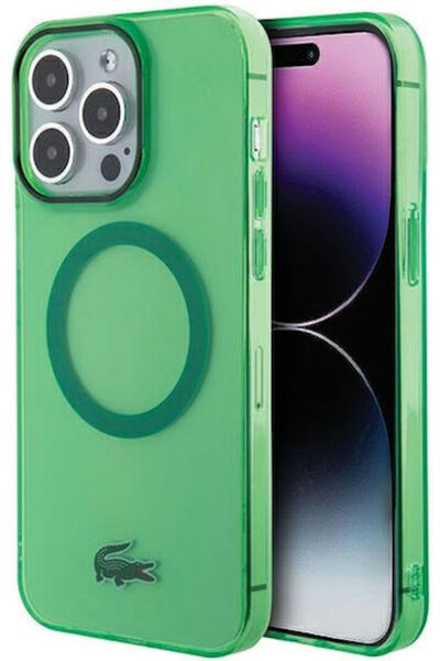 Lacoste Πίσω Κάλυμμα Πλαστικό Πράσινο (iPhone 15 Pro Max) Κωδικός: LCHMP15XULON