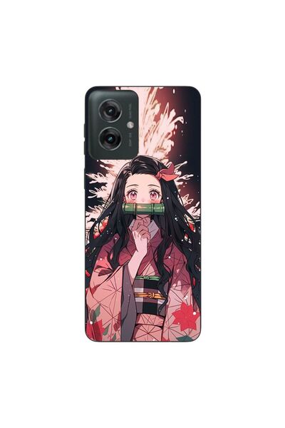 OEM Husa compatibila cu Motorola Moto G55 Silicon Gel Tpu Model Demon Slayer ...