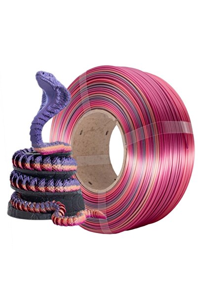 AZUREFILM Filament PLA Refill Silk Rainbow Candy 1.75 mm 1 kg