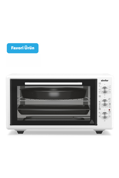 mercom fırın 45 lt turbo fan mini fırın 6 prog yoğurt yapma buz çözme özll (s...