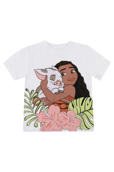 Vaiana Κοντομάνικο μπλουζάκι, για παιδιά 2 Moana Λευκό