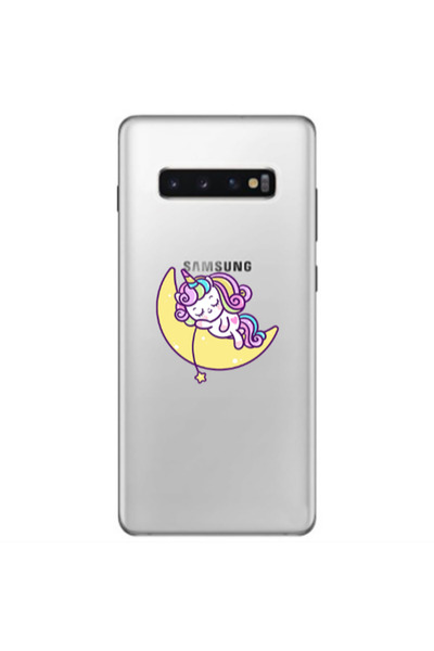 Other Samsung S10 Plus Sleeping horse Transparent Silicone TPU Θήκη