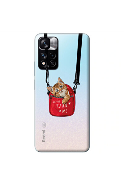 Other Xiaomi Redmi Note 11 Pro 5G Are you kitten Transparent Silicone TPU Θήκη