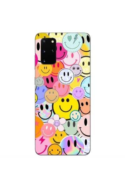 Other Samsung S20 Plus Smiley Stickers Transparent Silicone TPU Θήκη