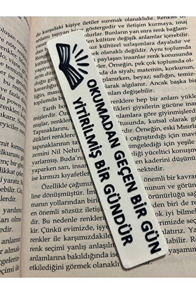 Serüven 3D Motivasyon Mesajlı Şık Kitap Ayracı - Okurlara Özel - Kitap Okuma ...