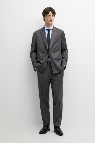 Massimo Dutti %100 Cool Wool Klasik Pantolon