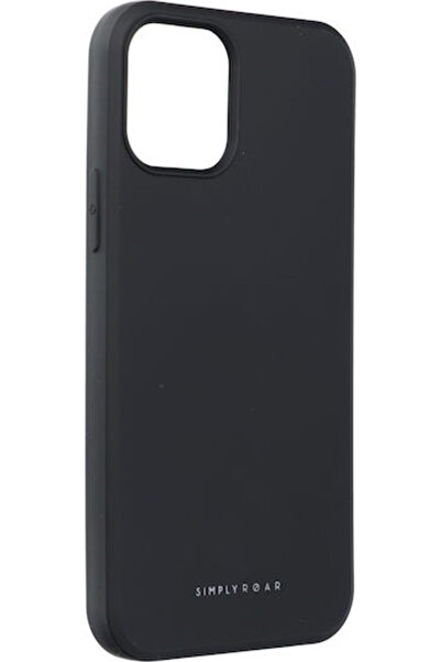 roar Space Πίσω Κάλυμμα Σιλικόνης Μαύρο (iPhone 14)