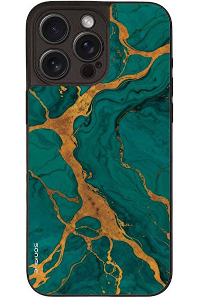 Other Sonique Μαρμάρινη Θήκη για Apple iPhone 15 Pro Max Πράσινο