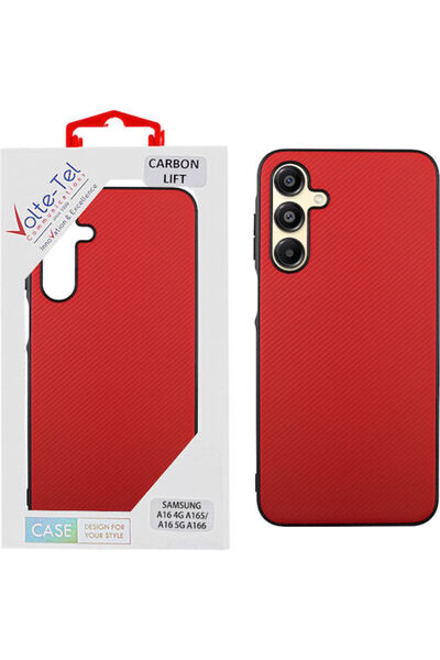 Other Volte-Tel Carbon Lift Back Cover Σιλικόνης Κόκκινο (Galaxy A16) Κωδικός...