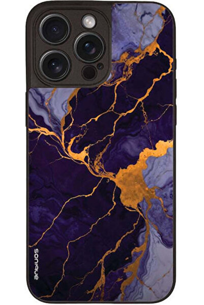 Other Sonique Μαρμάρινη Θήκη για Apple iPhone 15 Pro Max Μωβ